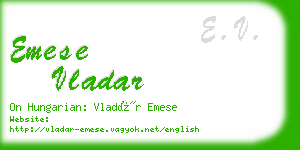 emese vladar business card